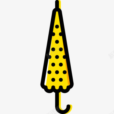 雨伞女士配件2黄色图标图标