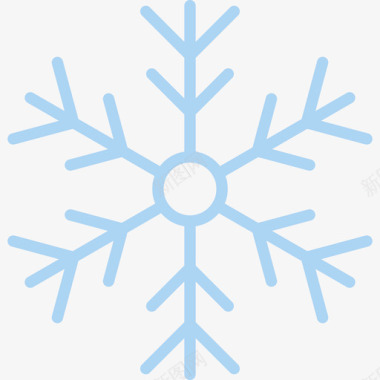 雪花冬季运动3平坦图标图标