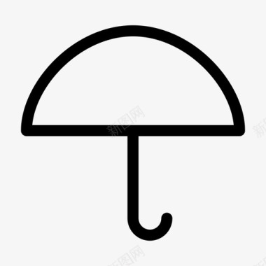 冬季的雨伞雨伞雨天雨季图标图标