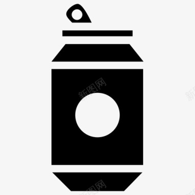 一次性卫生筷锡包铝罐冷饮图标图标
