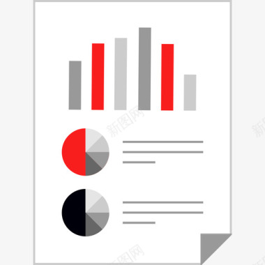 平面图矢量分析图表和图表10平面图图标图标
