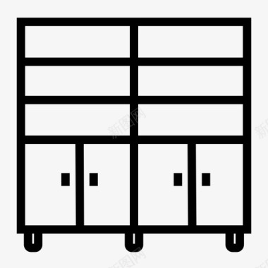 储藏室储藏室橱柜装饰图标图标