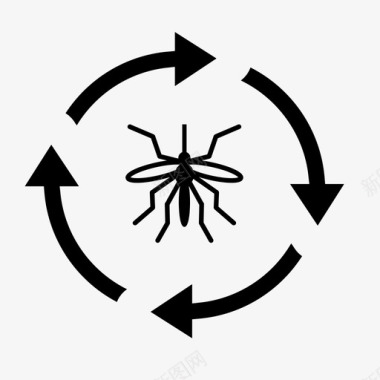 又是蚊子循环重复图标图标