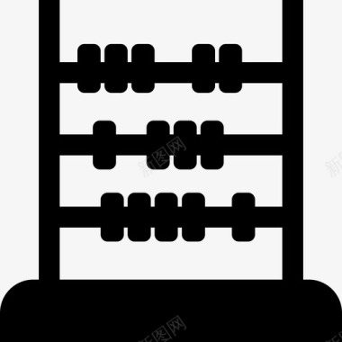 算盘矢量图算盘知识9填充图标图标