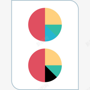 矢量平面图分析图表和图表6平面图图标图标