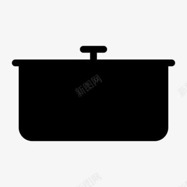厨房用具锅烹饪食物图标图标
