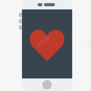 智能手机浪漫生活方式7平板图标图标