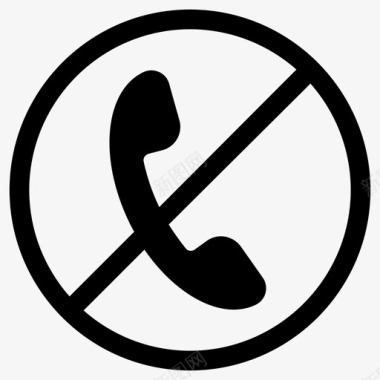 不准打电话禁止打电话图标图标