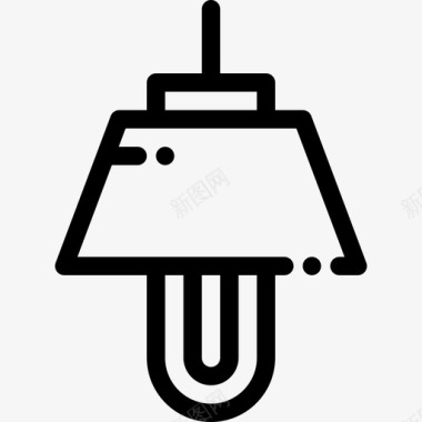 灯具灯具家用家具4线性图标图标