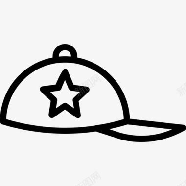 棒球帽男士配件2直线型图标图标