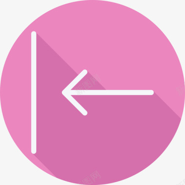 上一个箭头和用户界面扁平圆形图标图标