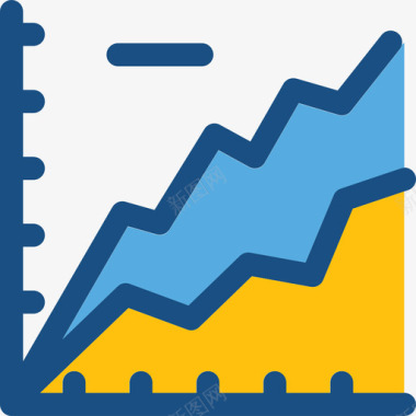 折线图折线图搜索引擎优化和营销4双色调图标图标