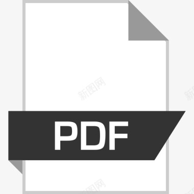 流畅Pdf文件流畅平坦图标图标
