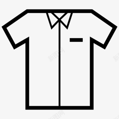正式衬衫衣服男士图标图标
