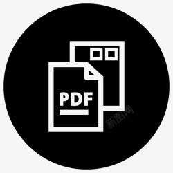 可移植的pdf文件文件格式图标高清图片