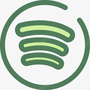 SpotifySpotify徽标4绿色图标图标