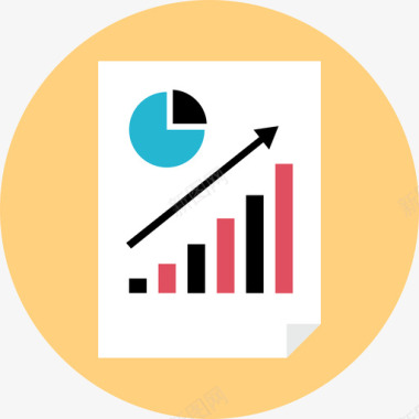 平面图矢量分析图表和图表6平面图图标图标