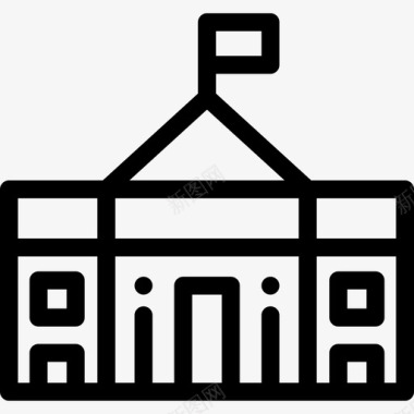 白宫美国7直系图标图标