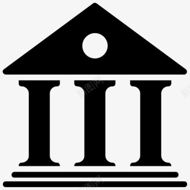 商业大厦银行银行结构图标图标