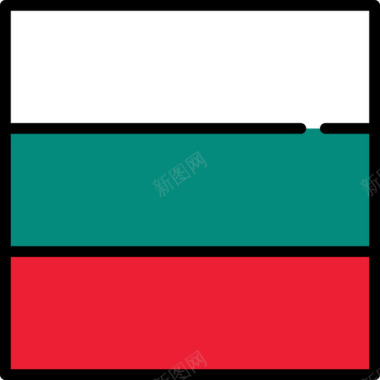 前广场保加利亚国旗收藏3广场图标图标