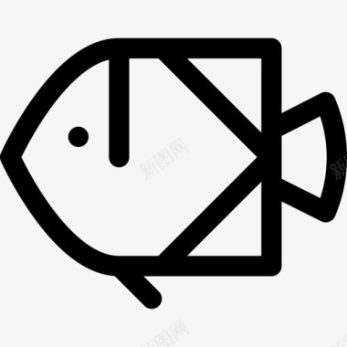 鱼类海洋生物9直系图标图标
