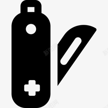 瑞士军刀野营14填充图标图标