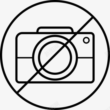 禁止拍照图标图标