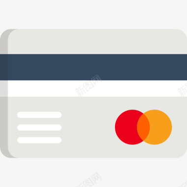 信用卡账单万事达卡信用卡2套票图标图标