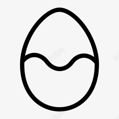 彩绘鸡蛋鸡蛋早餐食物图标图标