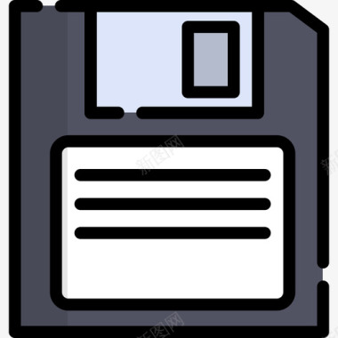 爱情元素集合磁盘电子和web元素集合2线性颜色图标图标