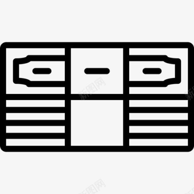 金钱上涨金钱金融10直系图标图标