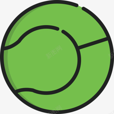 网球健身房5线颜色图标图标
