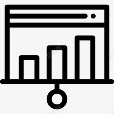 上升折线图折线图实际资产16线性图标图标