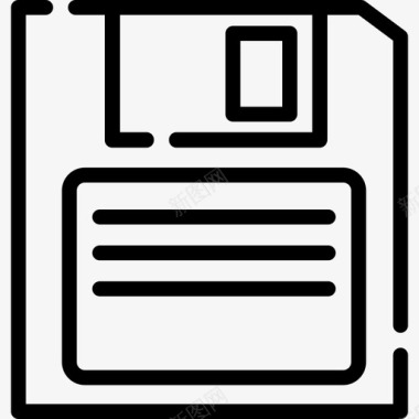 爱情元素集合磁盘电子和web元素集合4线性图标图标