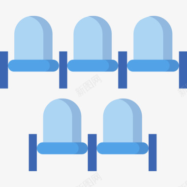星空电影电影院座位11号电影院平的图标图标