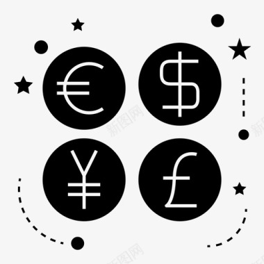 货币汇率货币兑换器图标图标