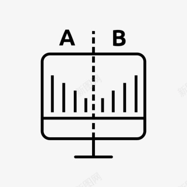 测试ab测试应用程序测试bigdata图标图标