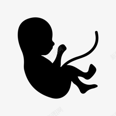 胚胎婴儿怀孕图标图标