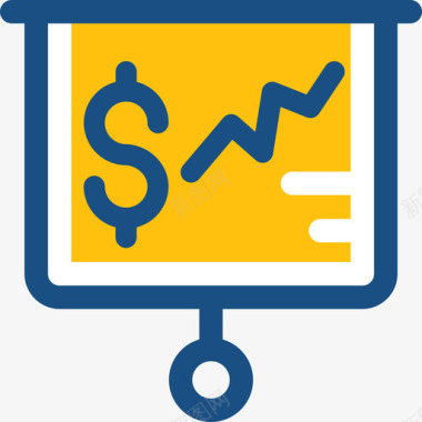 双色背景演示财务和付款双色图标图标