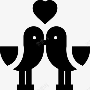 鸟爱与浪漫12充满图标图标
