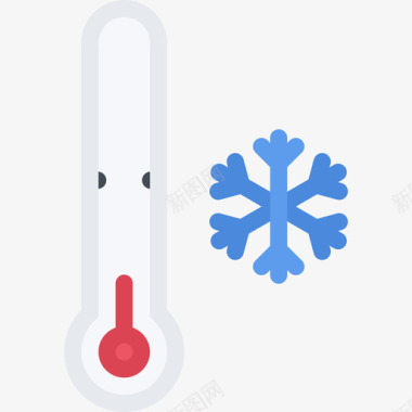 手拿温度计温度计天气34扁平图标图标