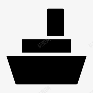 轮船邮轮船运输图标图标