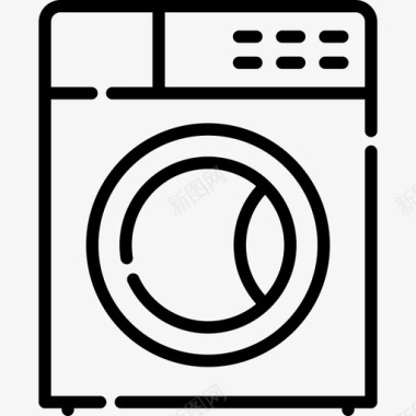 洗衣机洗衣机物联网2直列式图标图标