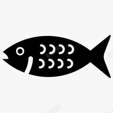 鱼鱼食品钓鱼图标图标