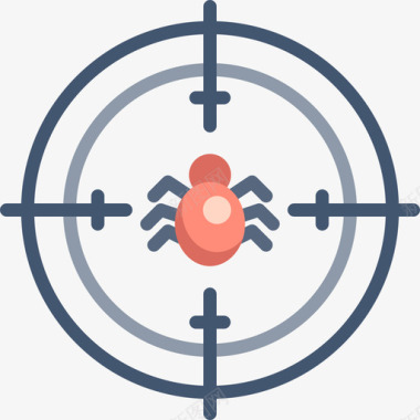 安全目标互联网安全3扁平图标图标