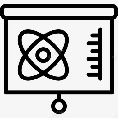 科学竞赛演示科学17线性图标图标