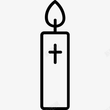 蜡烛蜡烛宗教信仰18直系图标图标