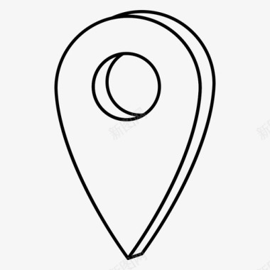 地理位置地图标识地理位置gps图标