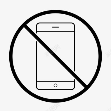 不允许使用手机iphone受限图标图标