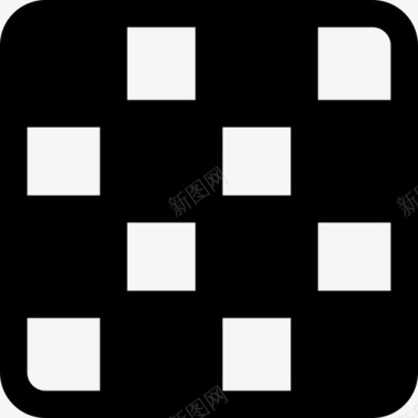 华夫饼华夫饼野餐4填充图标图标